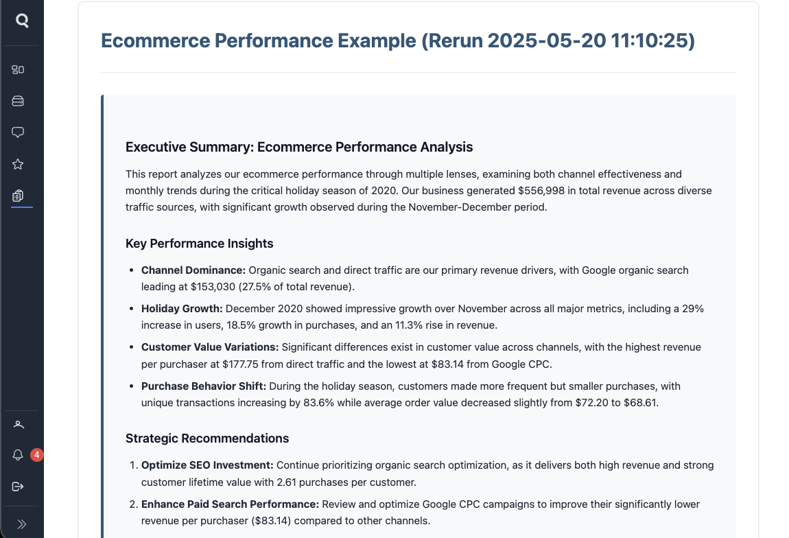 Ecommerce Report